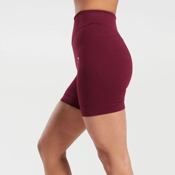 Gymshark SWEAT SEAMLESS SHORTS Plum Pink XS NWT in‎ packaging - Picture 2 of 8